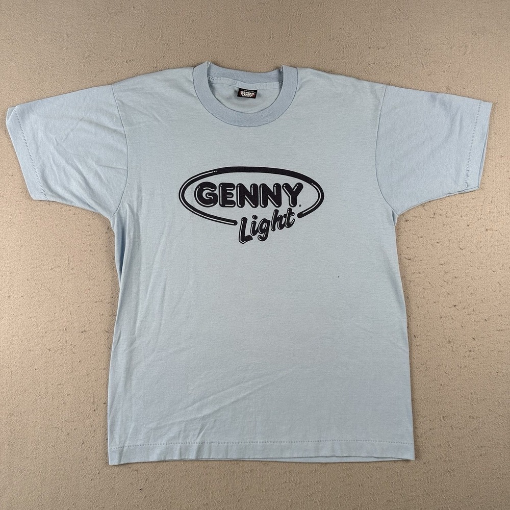 Vtg 90s Genny Light Shirt Men's Large Blue 1992 IPSC 3 Gun Championship